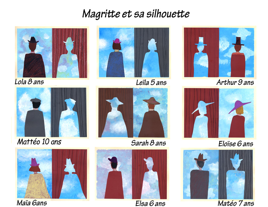 La silhouette avec René Magritte